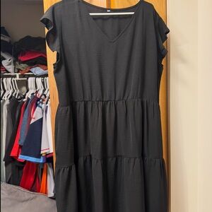 Amazon Black Midi Dress